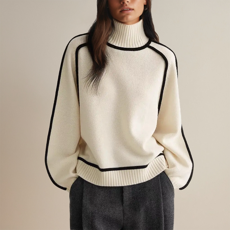 Emilie | Collo Alto in Cashmere Morbido