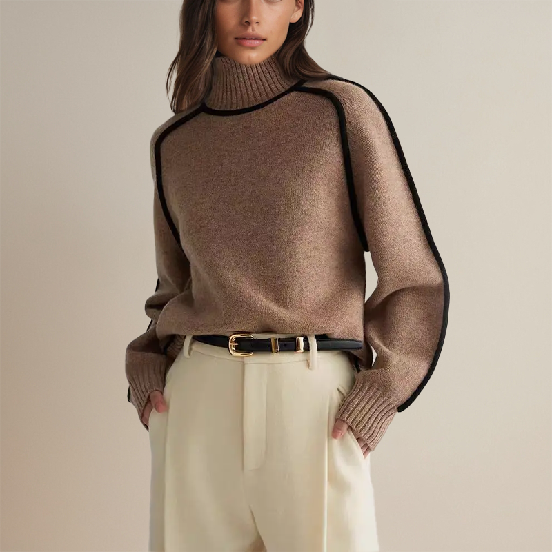Emilie | Collo Alto in Cashmere Morbido