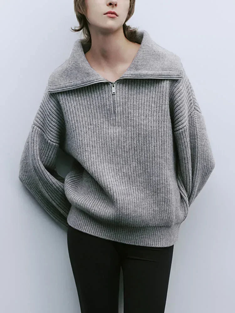 Ava | Maglione con Zip