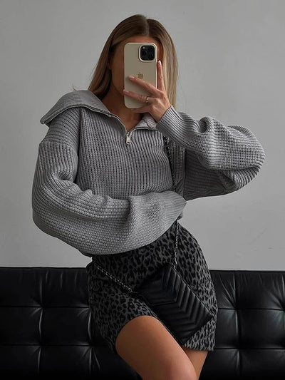 Ava | Maglione con Zip
