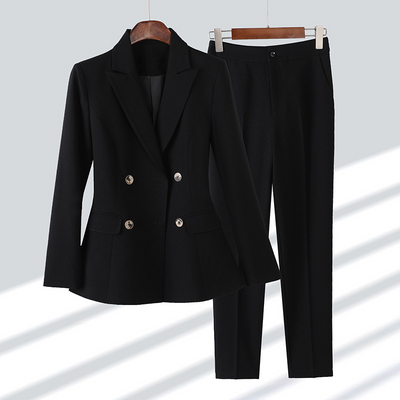 Aven - Blazer Classico a 4 Bottoni con Pantaloni Coordinati