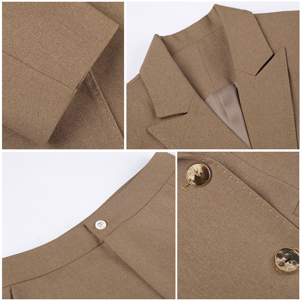 Aven - Blazer Classico a 4 Bottoni con Pantaloni Coordinati
