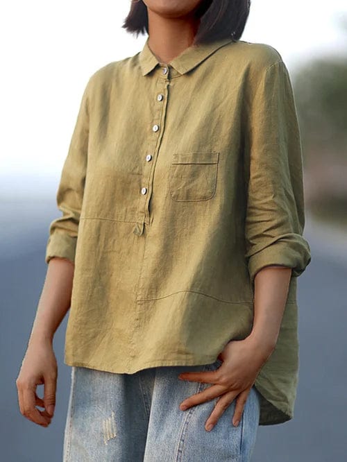 Blusa in Lino Elvie