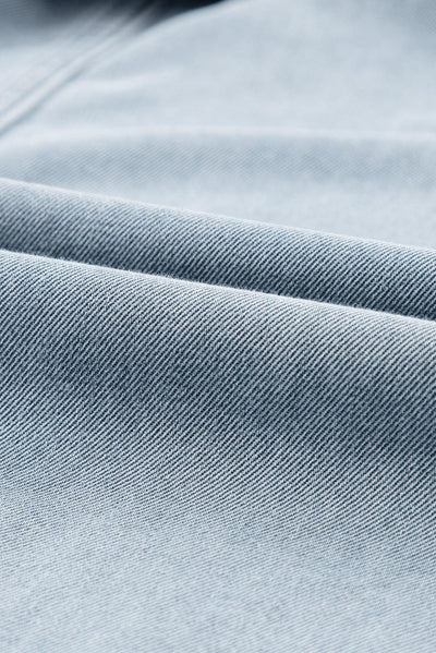 Sofia® | Elegante Vestito in Denim con Maniche a Pipistrello Corte