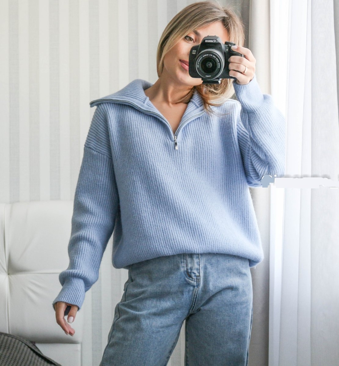 Ava | Maglione con Zip