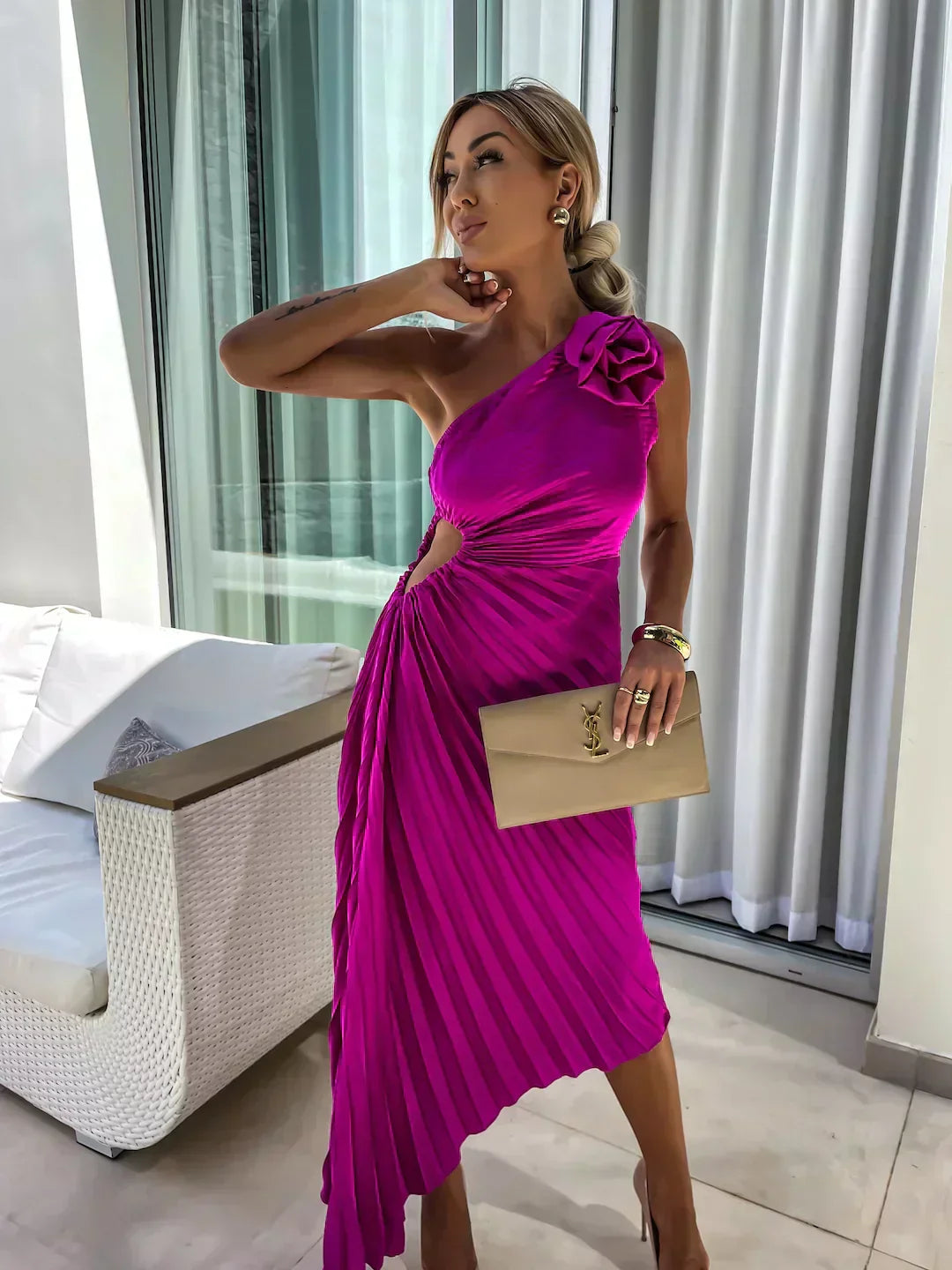 Lizbeth | Vestito Romantico con Fiori