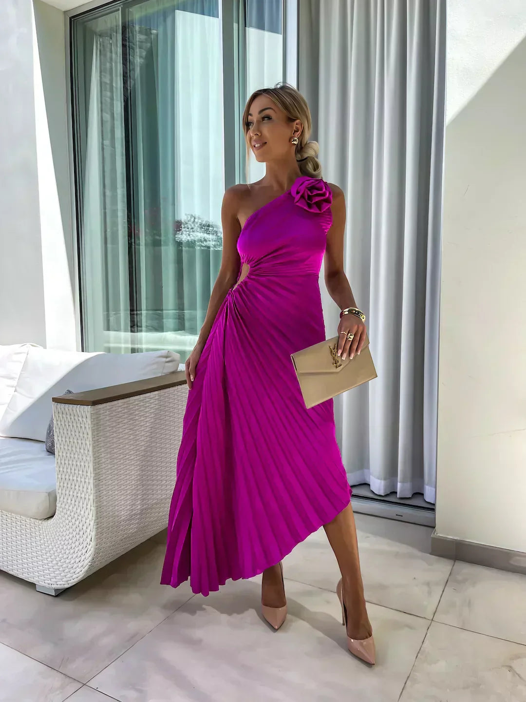 Lizbeth | Vestito Romantico con Fiori