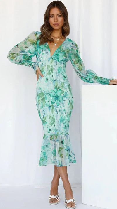 Amara | Vestito di Fiori Stupendo