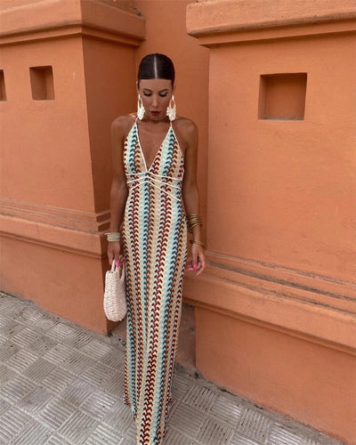 Charlotte - Abito Tunica da Spiaggia all'Uncinetto Boho