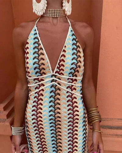 Charlotte - Abito Tunica da Spiaggia all'Uncinetto Boho