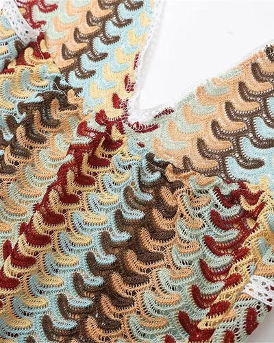 Charlotte - Abito Tunica da Spiaggia all'Uncinetto Boho