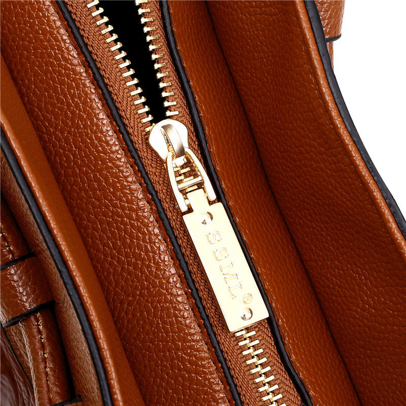 Oriana - Borsa a Mano in Coccodrillo con Gradiente Retro