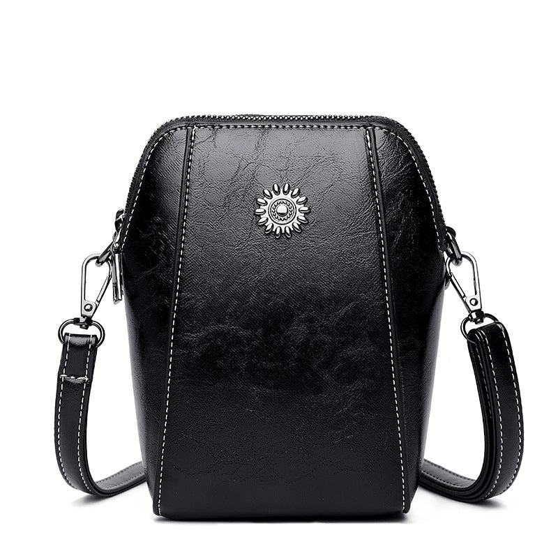 Vienna - Mini Borsa a Mano Compatta di Colore Solido