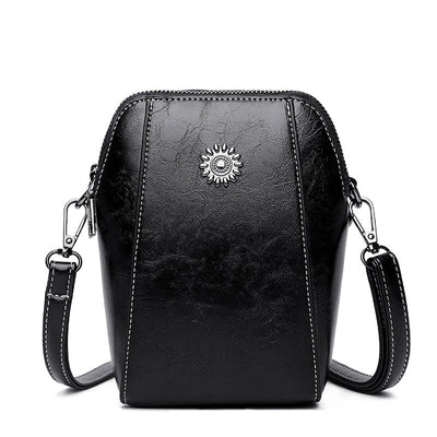 Vienna - Mini Borsa a Mano Compatta di Colore Solido