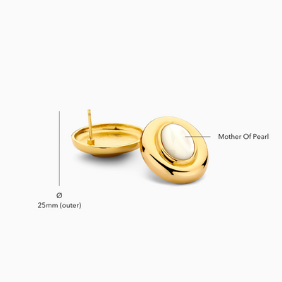 Orecchini Giselle Pearl | Oro